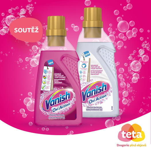 Soutěž o produktové balíčky Vanish