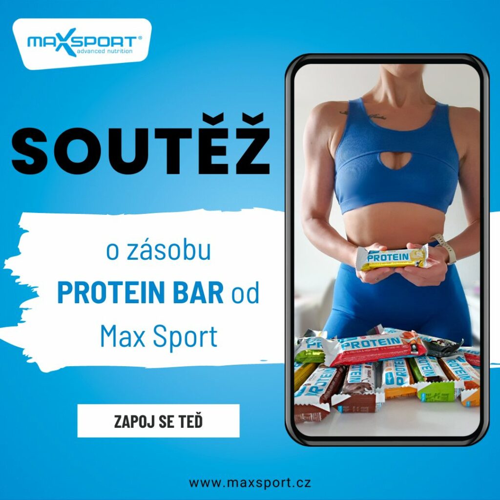 Soutěž o 3x balíček Protein Bar od Max Sport