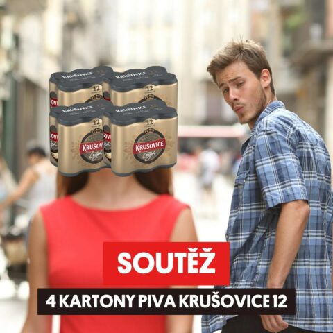 Soutěž o čtyři kartony piva Krušovice 12