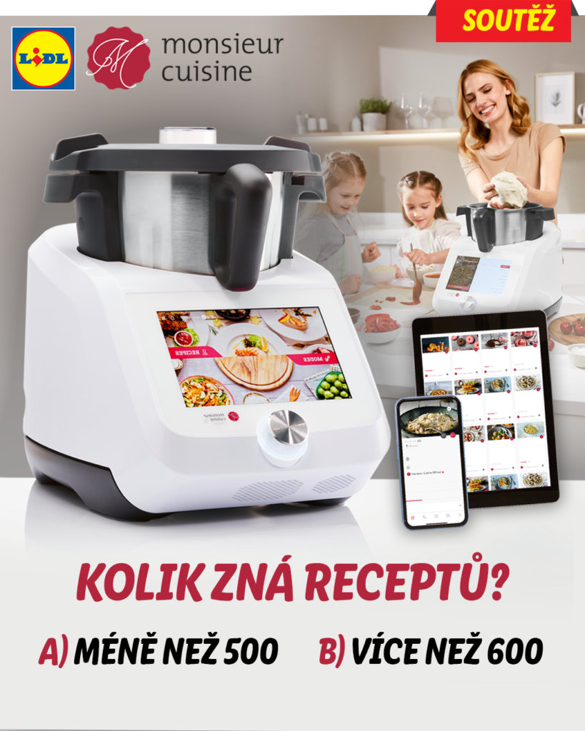 Soutěž o kuchyňského robota Silvercrest Monsieur Cuisine Smart SKMS 1200 A1 v hodnotě 12 999 Kč