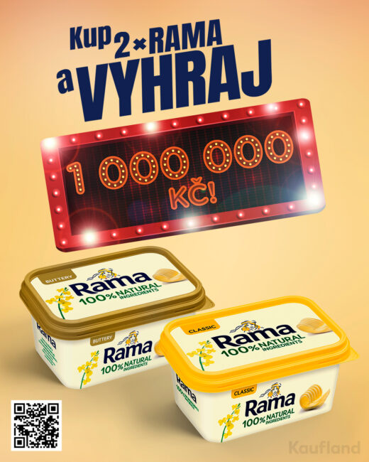 Kup 2× RAMA a vyhraj 1.000.000 Kč