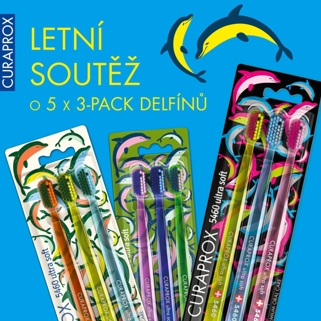 Soutěž o 5x 3-pack delfínů Curaprox