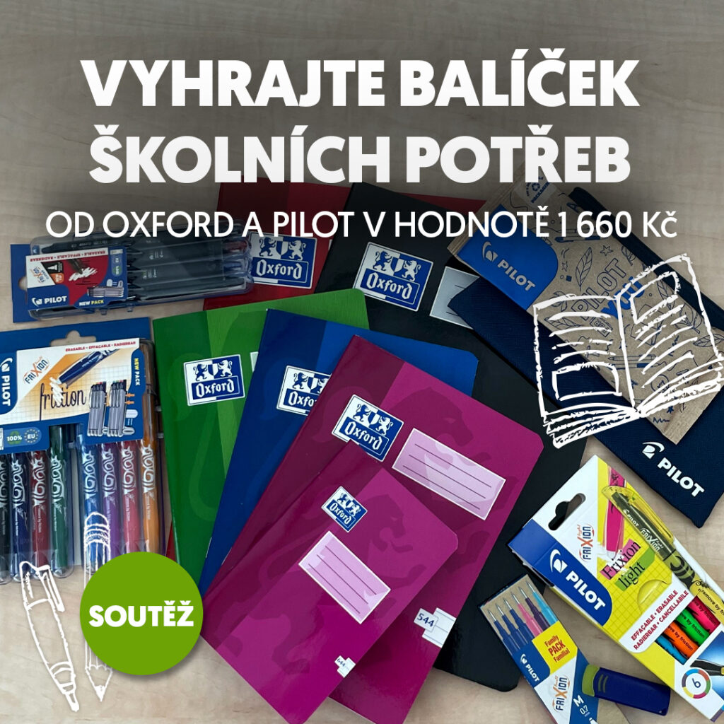 Soutěž o balíček od značky Pilot a Oxford v hodnotě 1 660 Kč