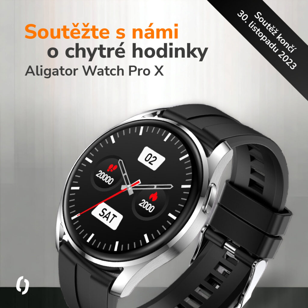 Soutěž o chytré hodinky Aligator Watch Pro X