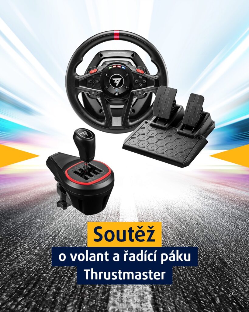 Soutěž o volant s řadicí pákou Thrustmaster