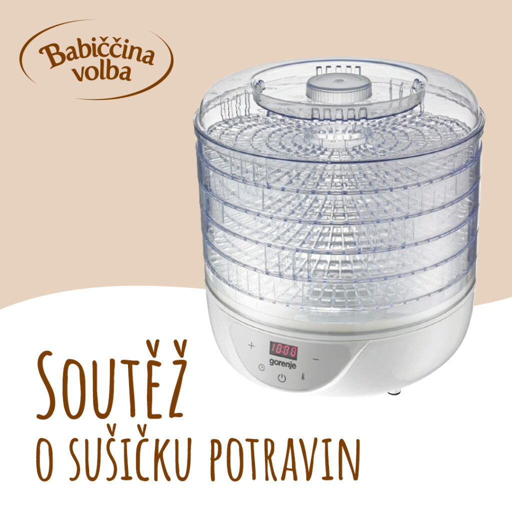 Soutěž o sušičku potravin Gorenje