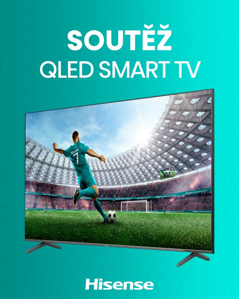 Soutěž o novou Hisense 55E79NQ QLED TV s úhlopříčkou 55"