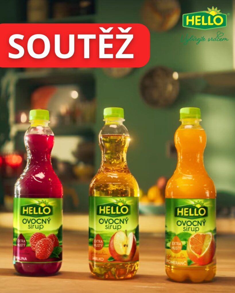 Vyhrajte 50 kusů sirupů HELLO